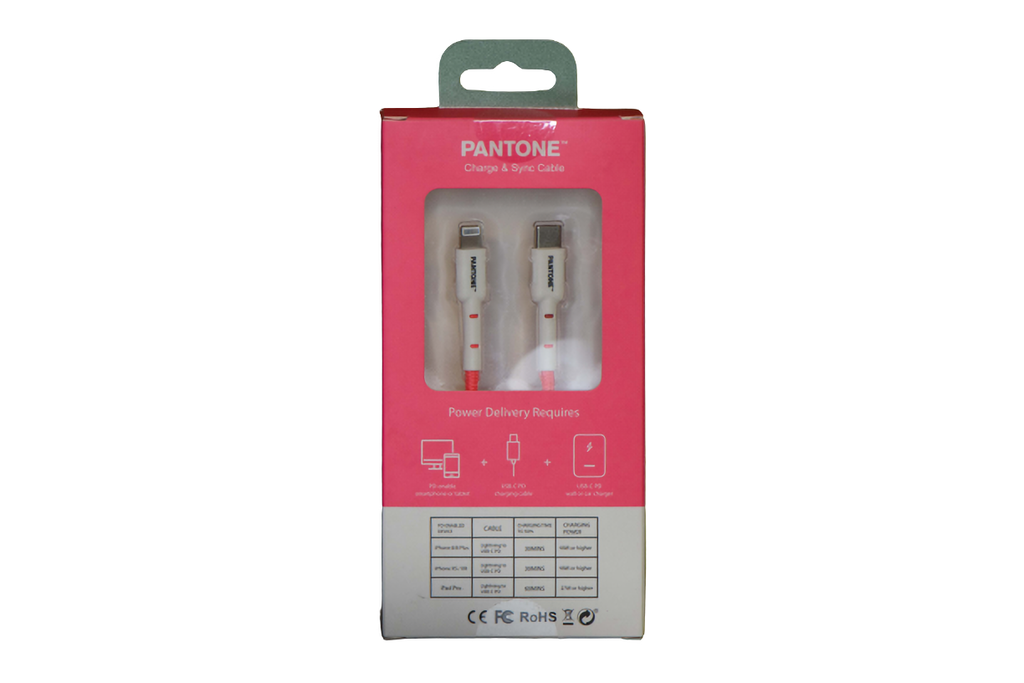 Pantone Type-C to Lightning Cable (5FT)