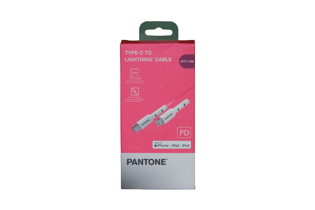 Pantone Type-C to Lightning Cable (5FT)