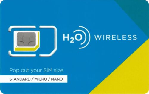 25 X H2O Wireless Triple SIM Cards