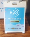 H2O Wireless Plastic A-Frame
