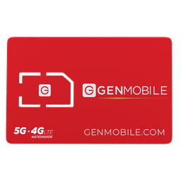 [SIM620] 10 X GenMobile SIM Card (TM)