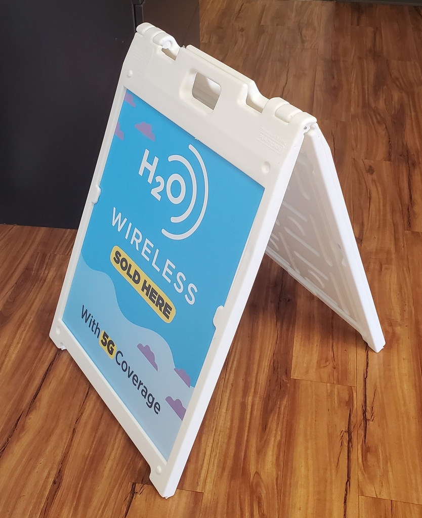 H2O Wireless Plastic A-Frame