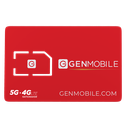 [SIM620] 10 X GenMobile SIM Card (TM)