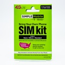 Simple Mobile Tricut SIM Card (TMO)
