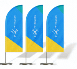 H2O Wireless 12ft Flag